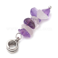 10 pz 10 stili misti di pietre preziose perline pendenti europei&nbsp;PALLOY-JF03257