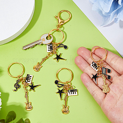 12 porte-clés en alliage 3 styles&nbsp;KEYC-FH00061