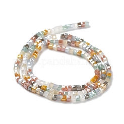 Brins de perles de verre de galvanoplastie de couleur dégradée&nbsp;GLAA-E042-05-B05