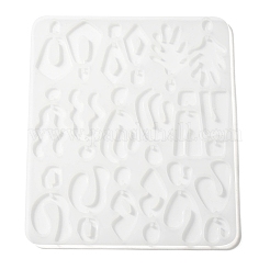 Stampi per ciondoli in silicone di forma irregolare fai da te&nbsp;LS-DIY-M047-01A
