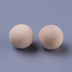 Perles de bois non finies&nbsp;WOOD-TAC0003-04A