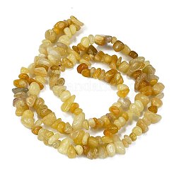 Natur Topazjade Chip-Perlen-Stränge&nbsp;G-M205-16A