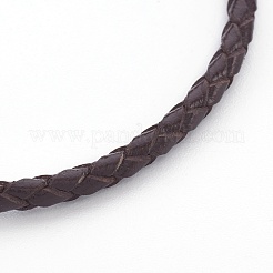 Geflochtenen Lederschnur Armband machen&nbsp;MAK-L018-05E
