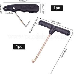2 Stück PP-Kunststoff-Spannergriff&nbsp;TOOL-FH0001-36