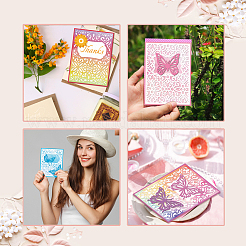 Schmetterling Kohlenstoffstahl Schneidwerkzeuge Schablonen&nbsp;DIY-WH0309-2572