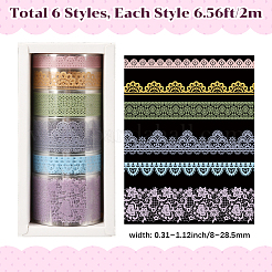 1 borsa con motivo in pizzo e nastro decorativo floreale per animali domestici&nbsp;AJEW-SP0002-74A