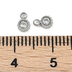 Anhänger aus 304 Edelstahl mit Mikropflaster und Zirkonia&nbsp;STAS-I325-024P