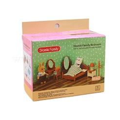 Minimodell eines Schlafzimmers aus Kunststoff&nbsp;PW-WG19CA9-01