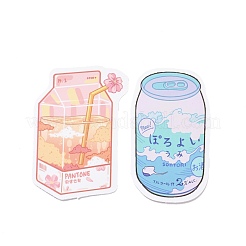 50 stücke cartoon trinkflasche papier aufkleber etikettensatz&nbsp;DIY-G066-06
