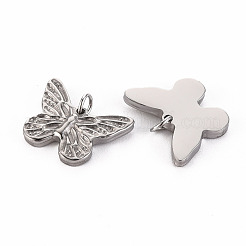 Pendentifs en acier inoxydable 304 anti-ternissement&nbsp;LS-STAS-S116-117B-P