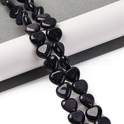 Sintetici blu Goldstone fili di perline&nbsp;G-I372-A12-01