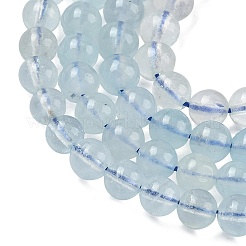 Natürliche Aquamarin Perlen Stränge&nbsp;G-D327-B01-5mm-01