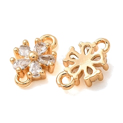 Verbindungsanhänger mit durchsichtigem Zirkonia-Pavé aus Messing&nbsp;CU-CBAEC99-15G