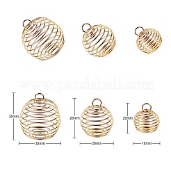 90 pz 3 pendenti in filo di ferro stile&nbsp;IFIN-SZ0001-19