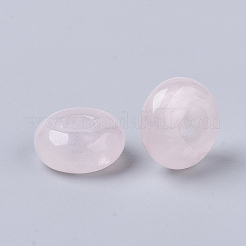 Natürlichen Rosenquarz europäischen Perlen&nbsp;X-G-Q503-18