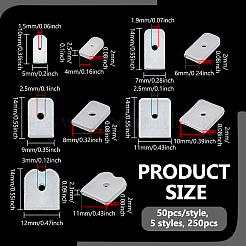250 tapa de silicona para deshuesar en 5 estilos&nbsp;SIL-NB0001-58B