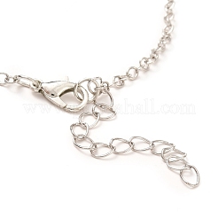 Set di collane con ciondolo a cuore in lega di placcatura a cremagliera&nbsp;NJEW-B081-07B