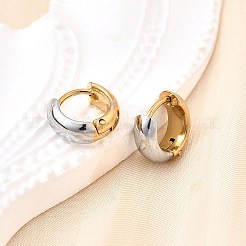 Boucles d'oreilles créoles en acier inoxydable 304&nbsp;EJEW-Z123-01A-GP