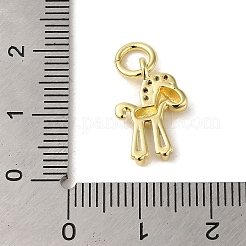 Pendenti in zirconi cubici trasparenti in micro pavè di ottone&nbsp;KK-R162-024G