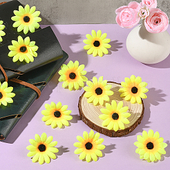 100 Stück künstliche Sonnenblume aus Stoff&nbsp;DIY-SP0005-96A