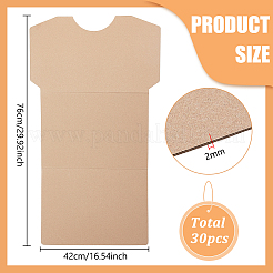 Papierkarte für Hemden-Bekleidungsverpackung&nbsp;LS-AJEW-WH0596-932