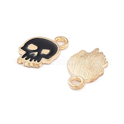 Pendenti smaltati in lega placcata oro chiaro a tema halloween&nbsp;ENAM-M219-14KCG-02B