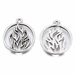 Tibetischer stil Aluminium Anhänger & Charms&nbsp;PALLOY-S120-274-NR