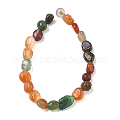 Naturali multicolore agata fili di perline&nbsp;G-C286-A29