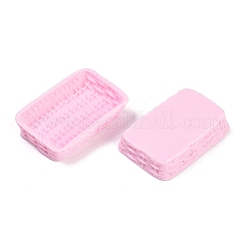 Cabochon in resina a forma di cestino in rattan&nbsp;RESI-Q014-07J