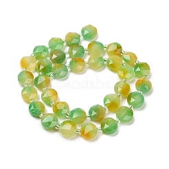 Tinti bianco naturale perle di giada fili&nbsp;G-C116-A181-01C
