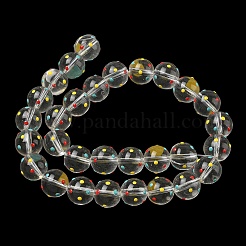 Transparente Glas-Emaille-Perlenstränge&nbsp;LAMP-A001-B01