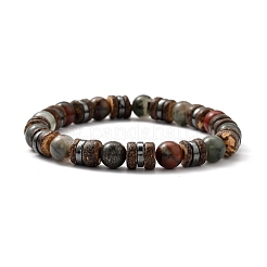 Bracciali tratto gemma naturali e sintetici&nbsp;BJEW-JB05359