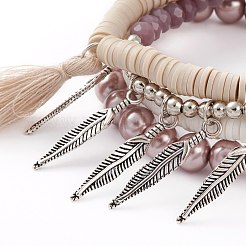 4 pz bracciali elastici&nbsp;BJEW-JB05884