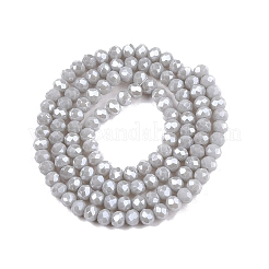 Chapelets de perles en verre électroplaqué&nbsp;LS-EGLA-A044-P3mm-A19