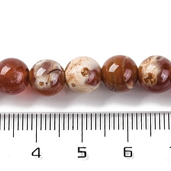 Naturelles feu crépitent agate perles brins&nbsp;G-G163-A01-02