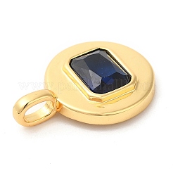 Ottone con pendenti a zirconi&nbsp;KK-K339-01G-03