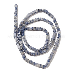 Natürliche blaue Fleck Jaspis Perlen Stränge&nbsp;G-N342-82