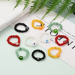 Gefärbte natürliche Malaysische Jade-Unterlegscheibe-Perlen dehnen Ringe aus&nbsp;RJEW-JR00313