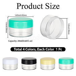4 vasetto di crema in plastica da 4 colori&nbsp;MRMJ-GF0001-76