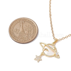 Colliers avec pendentifs en laiton&nbsp;NJEW-TA00163