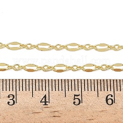 Collane con catena in ottone da 3 mm&nbsp;NJEW-P339-02B-G