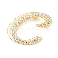 Messing micro pave klare zirkonia anhänger&nbsp;CU-CBA8481-01G-C
