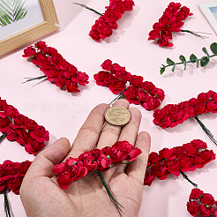 144 Stück künstliche Rosenblüte aus Papier&nbsp;DIY-SP0005-95B