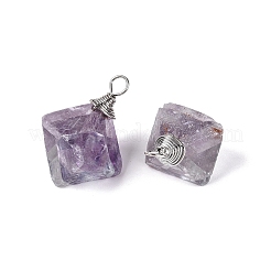 Pendenti fluorite naturale&nbsp;G-Q606-49P