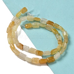 Chapelets de perles en jade topaze naturelle&nbsp;G-G085-A12-01