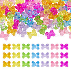 70g 7 Farben transparente Acrylperlen&nbsp;TACR-TA0001-80
