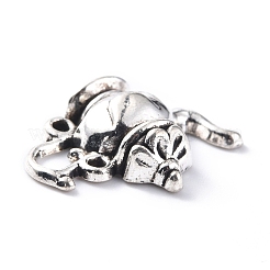 Pendenti in lega stile tibetano serie teiera&nbsp;TIBEP-E005-01AS