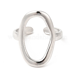 Anillo de acero inoxidable 201 que no se empaña&nbsp;RJEW-E063-49P