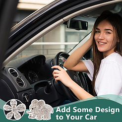 6 clip per bocchette di ventilazione per auto con strass in lega&nbsp;HJEW-OC00240