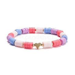 Set di bracciali fatti a mano con perline in argilla polimerica&nbsp;BJEW-TA00043-03